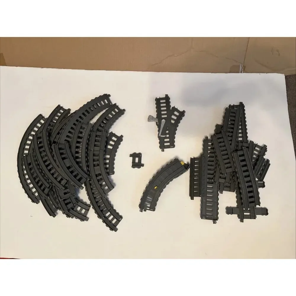 Thomas the Train Sky High Bridge Jump Replacement Part Grey Track Lot Of 35+
